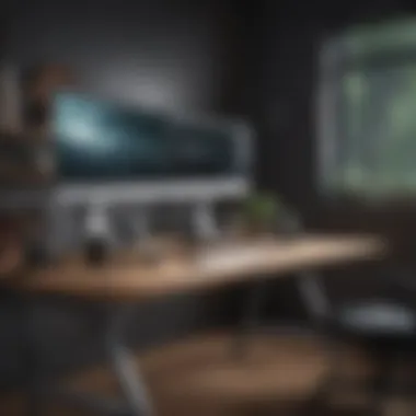 Versatile Ergonomic Standing Desk Solution Adjustable Standing Desk
