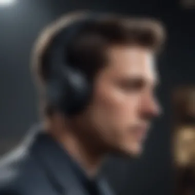 Advanced Noise-Cancellation Technology in Sony Wireless Headphones Sony wireless headphones showcasing advanced noise-cancellation technology