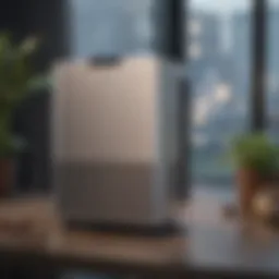 Modern air purifier showcasing advanced filtration technology