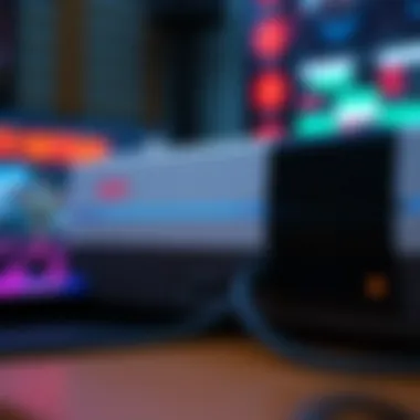 A close-up of the all-in-one Super Nintendo console highlighting its advanced features