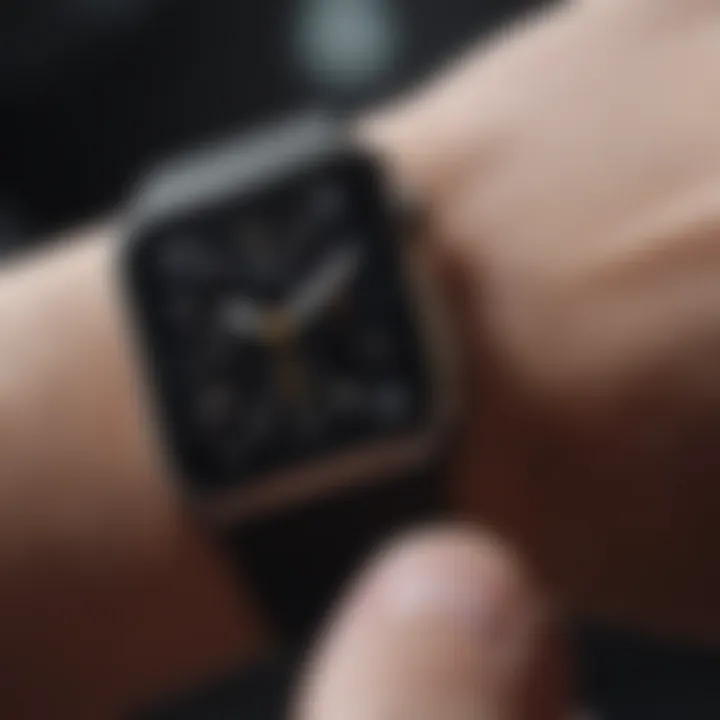 Apple Watch with customizable watch faces