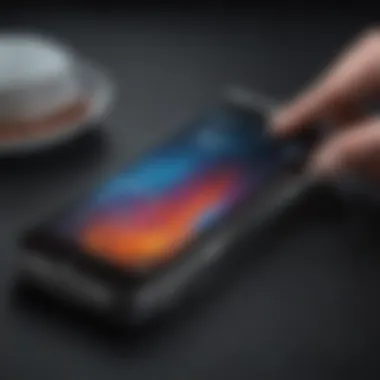 Cutting-edge Technology Integration Modern smartphone displaying AT&T app