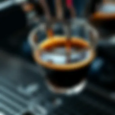 The Essence of Quality Espresso Close-up of freshly brewed espresso highlighting its rich crema