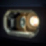 BenQ projector showcasing its bulb compartment