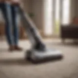 Elegant vacuum cleaner with advanced suction technology