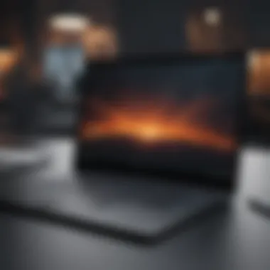 Sleek ultrabook showcasing premium design