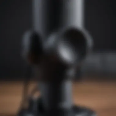 Close-up of Blue Yeti Blackout Edition Microphone Controls