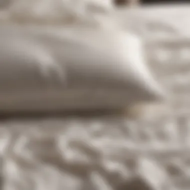 Breathable Organic Cotton Cover of Saatva King Size Bed