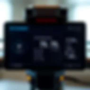 Technical Specs of Budget Racing Drones A close-up of a drone's technical specifications displayed on a screen