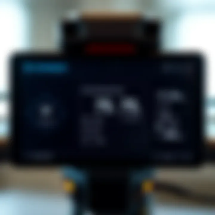 Technical Specs of Budget Racing Drones A close-up of a drone's technical specifications displayed on a screen