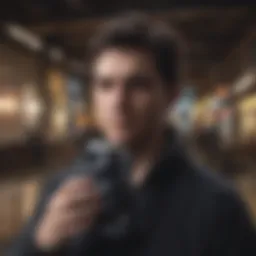 Captivating virtual world illustration