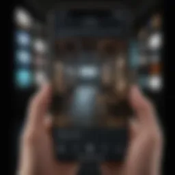 iPhone displaying casting options