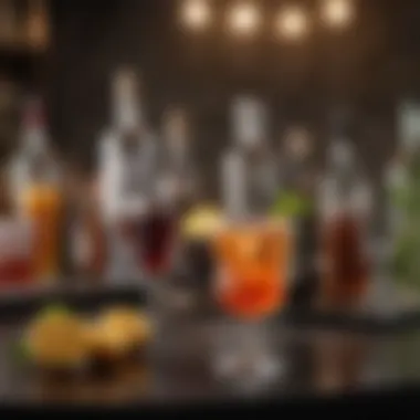 Chic cocktail ingredients for UK alcohol delivery enthusiasts