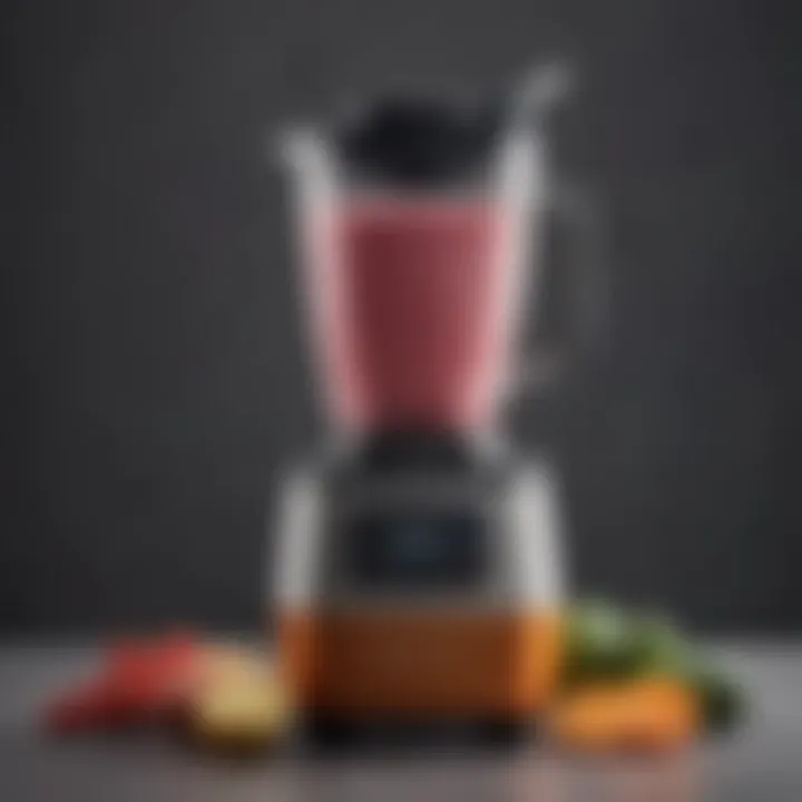 Compact design of a one cup smoothie blender