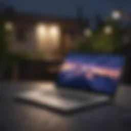 Sleek design of the Asus ZenBook