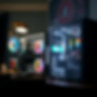 Pre-Built vs Custom PC Comparison Side-by-side comparison of a pre-built PC and a custom PC