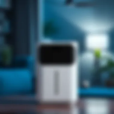 Advanced Blueair air purifier with sleek design