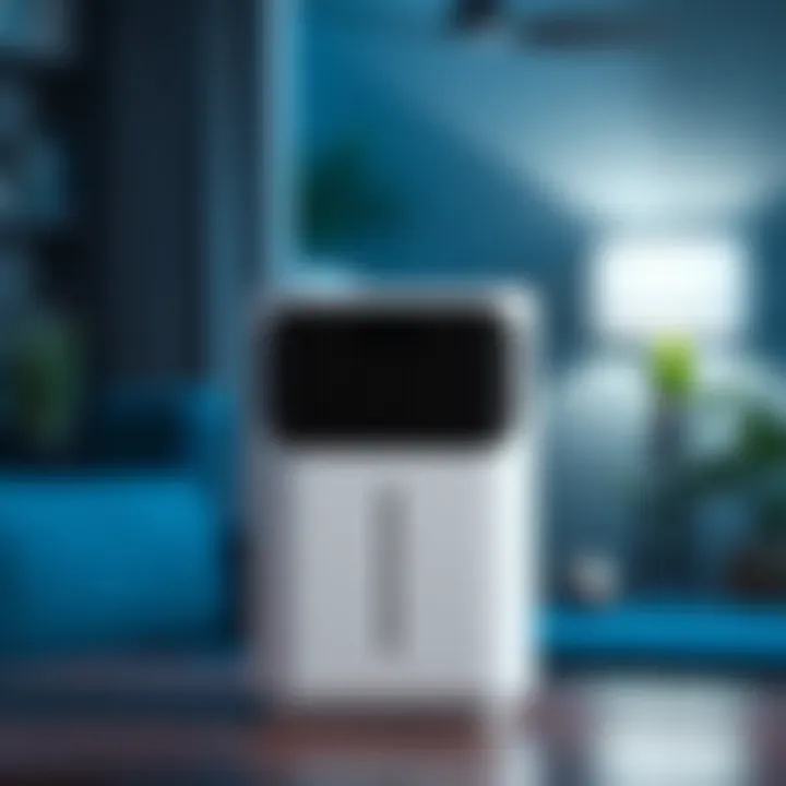 Advanced Blueair air purifier with sleek design