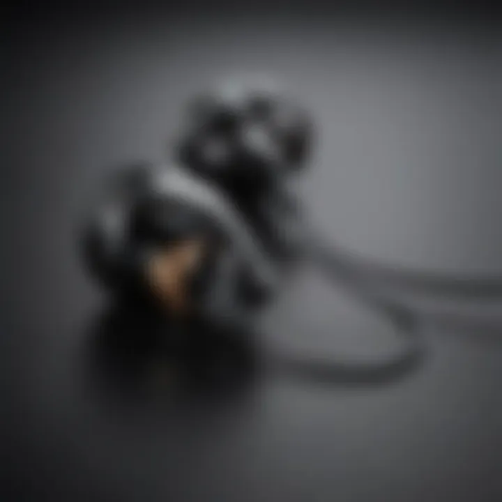 Stylish AKG Samsung earphones showcasing sleek design