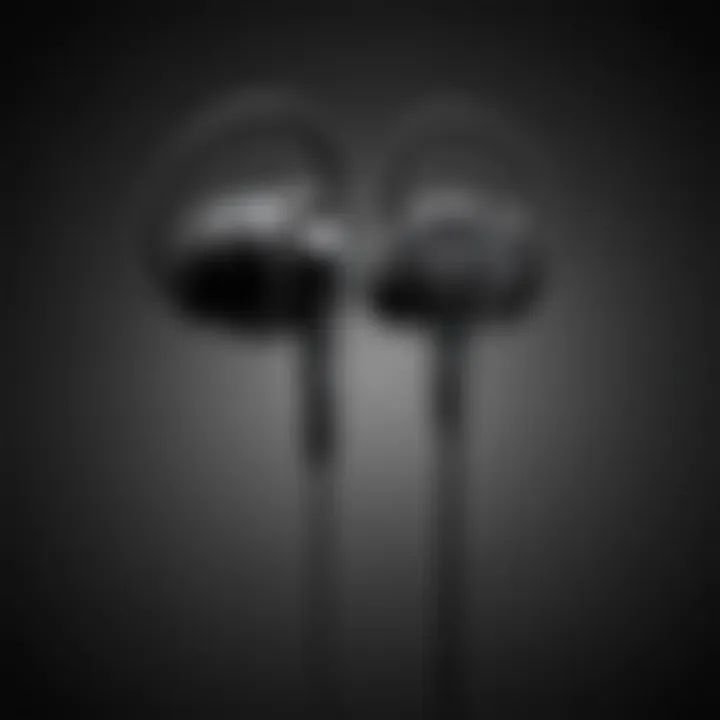 Detailed view of AKG Samsung earphones specifications and features