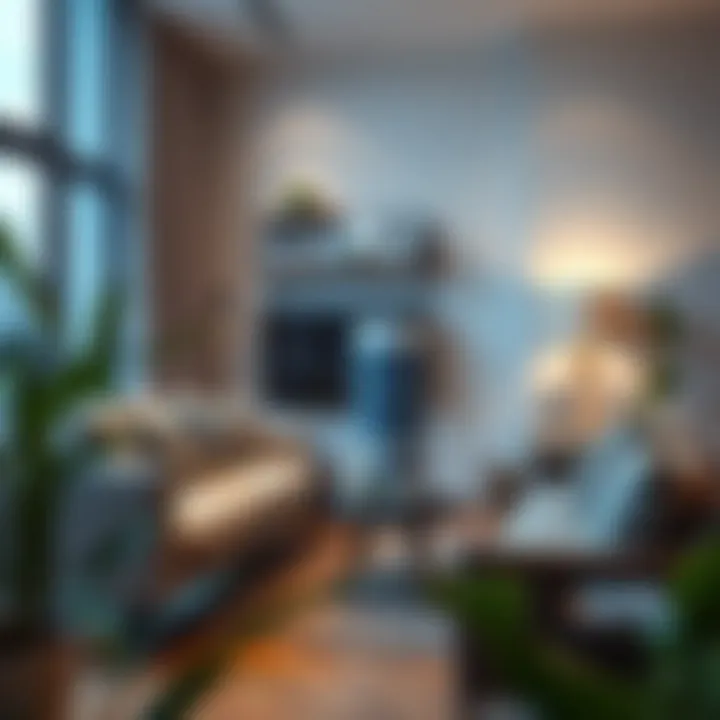Blueair purifier in a modern living space