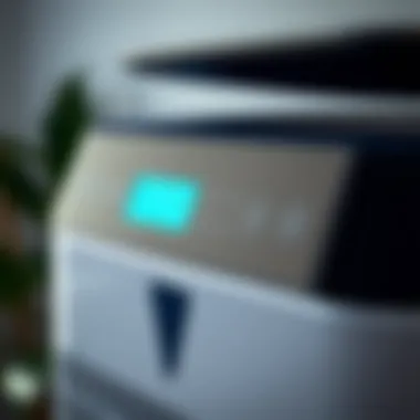 User-friendly controls of Blueair purifier model
