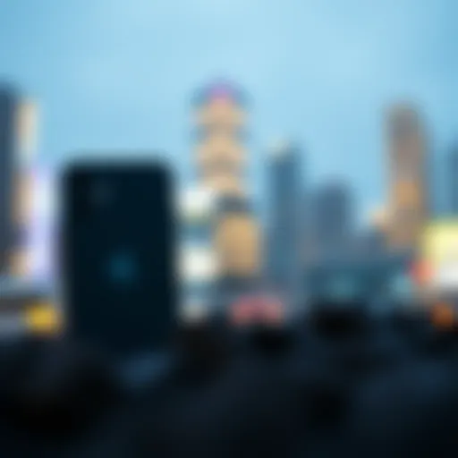 Visual representation of iPhone 11 market positioning