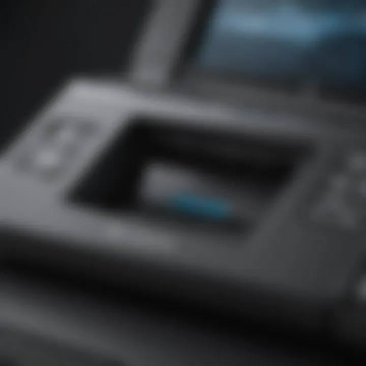 User interface of a popular HP scanner