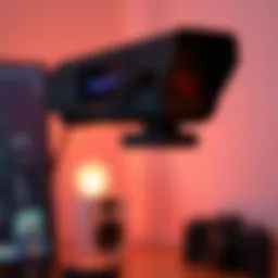 A high-quality webcam showcasing its features and specifications