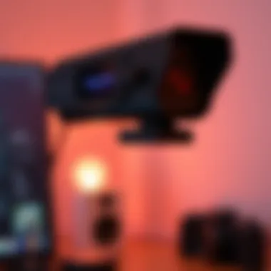 A high-quality webcam showcasing its features and specifications