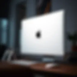 Sleek design of the latest Mac desktop