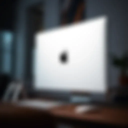 Sleek design of the latest Mac desktop