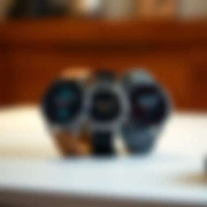 Comparison of different Samsung Galaxy Watch models