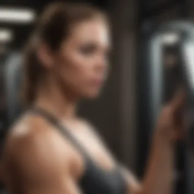 Customized workout plans on muscle building app