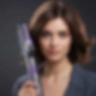 Sleek Dyson Hair Straightener for Short Hair