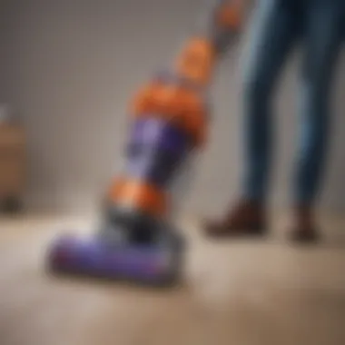 Dyson Vacuum showcasing powerful suction capabilities