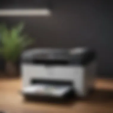 Sophistication in Technology Elegant design of a wireless color printer scanner copier