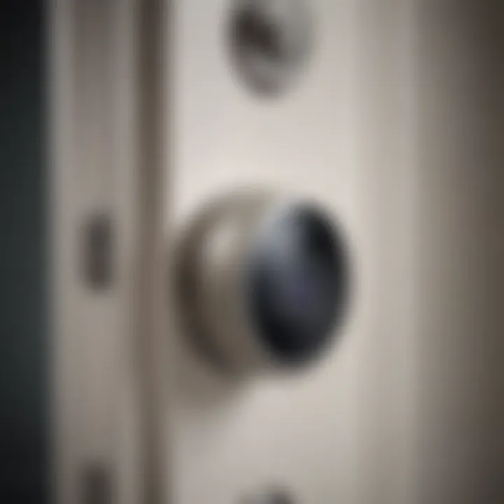 Modern smart lock integrated with Nest technology