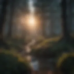 Enigmatic Forest Setting