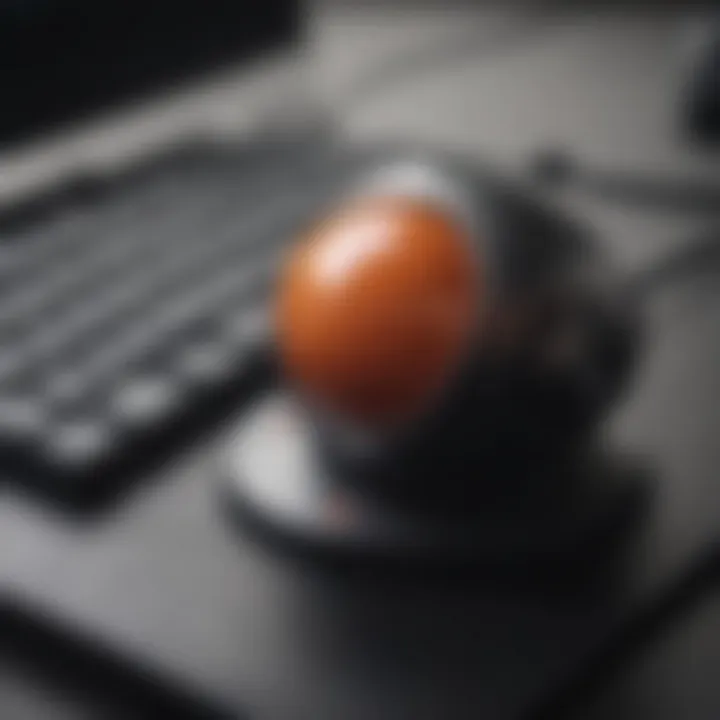 Ergonomic Wired Trackball Design