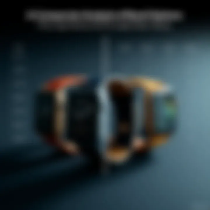 Comparative Analysis of Band Options Comparison chart of third-party bands vs Apple original bands