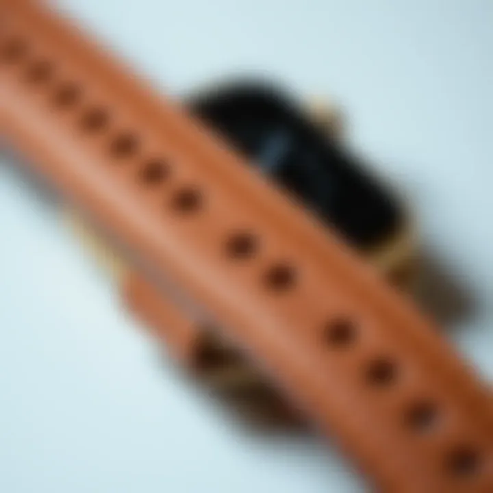 Quality Materials for Enhanced Durability Close-up of premium materials used in Apple Watch bands