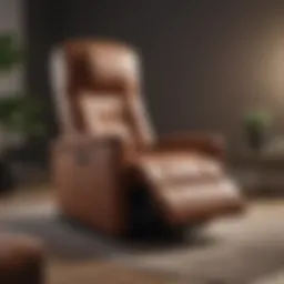 Luxurious recliner suitable for extended TV watching