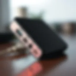 Detailed view of a high-capacity power bank displaying ports and indicators