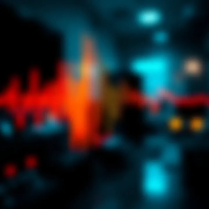 Sound Quality Analysis An audio wave representation demonstrating sound quality analysis