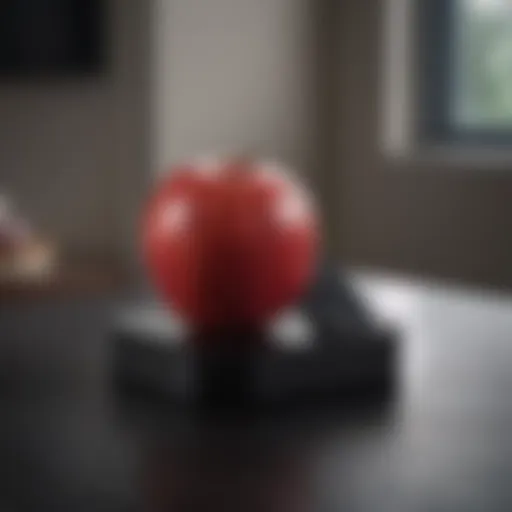 Sleek Apple TV device