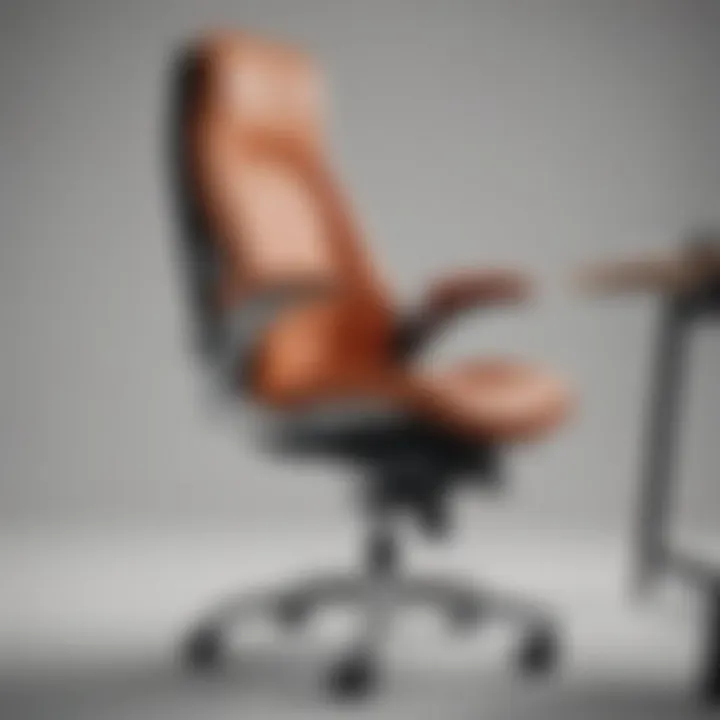 Ergonomically designed low sitting office chair