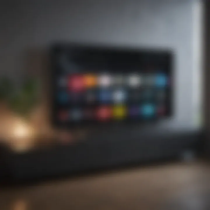 Modern Android TV interface