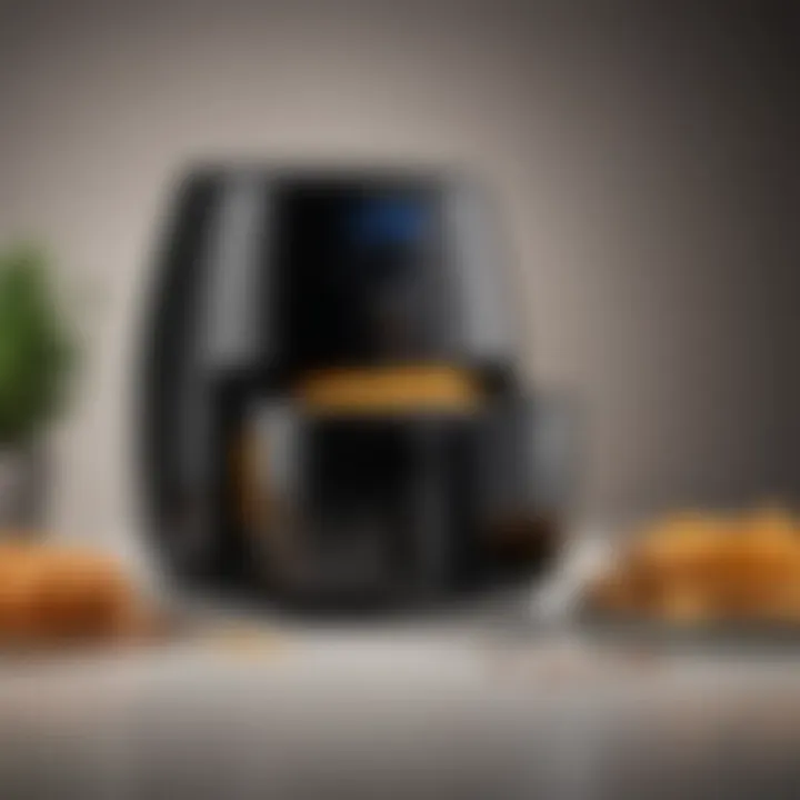 Sleek design of a premium air fryer