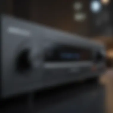 Innovative Blu-ray Player Design A detailed view of a Blu-ray player showcasing its features and design.